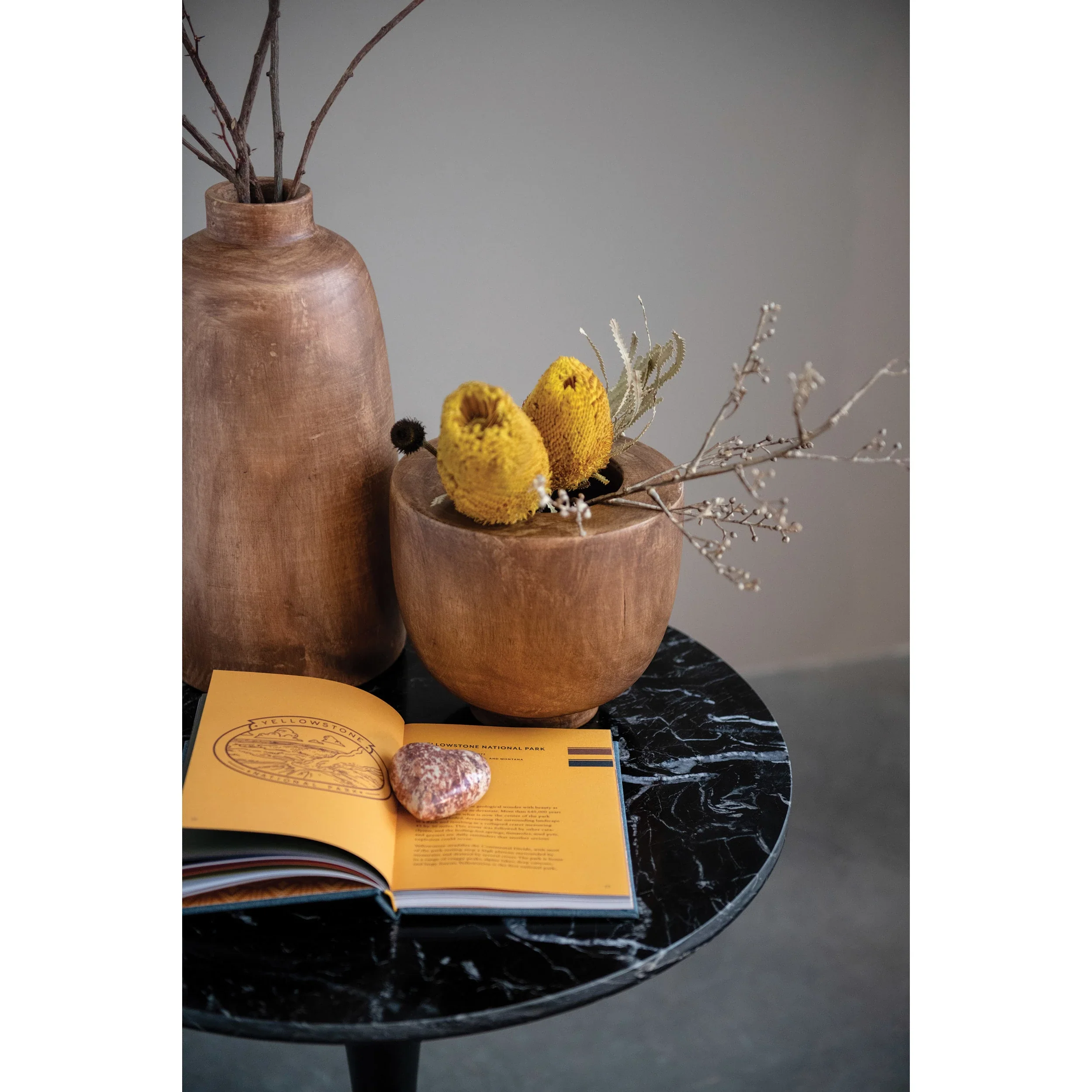 Creative Co-op - Decorative Paulownia Wood Bowl - Image 3