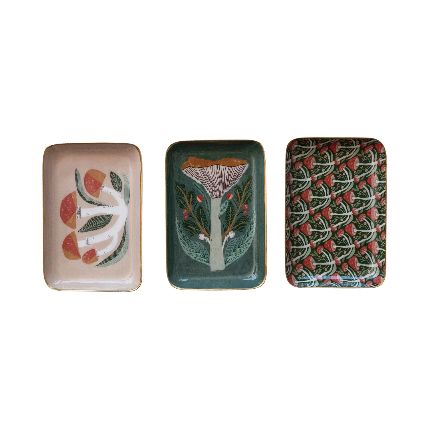 Creative Co-op - Enameled Mushroom Tray - Image 3