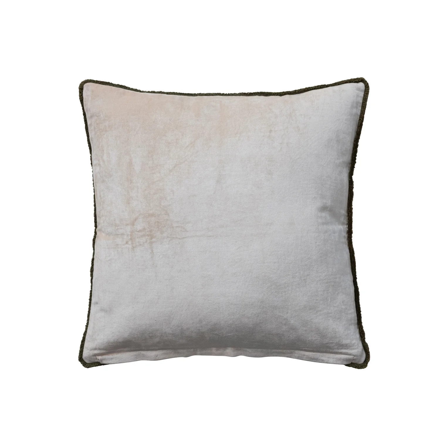 Creative Co-op - Fringed Velvet Pillow with Safari Animals & Botanicals - Image 2
