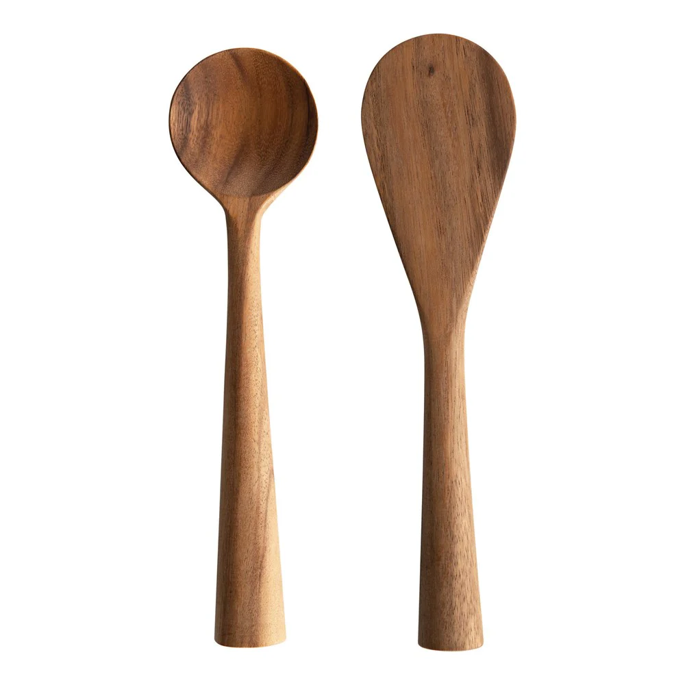 Creative Co-op - Hand-Carved Acacia Wood Standing Spoon