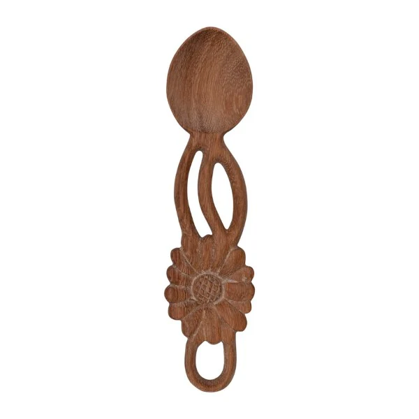 Creative Co-op - Hand-Carved Doussie Wood Utensil - Image 2