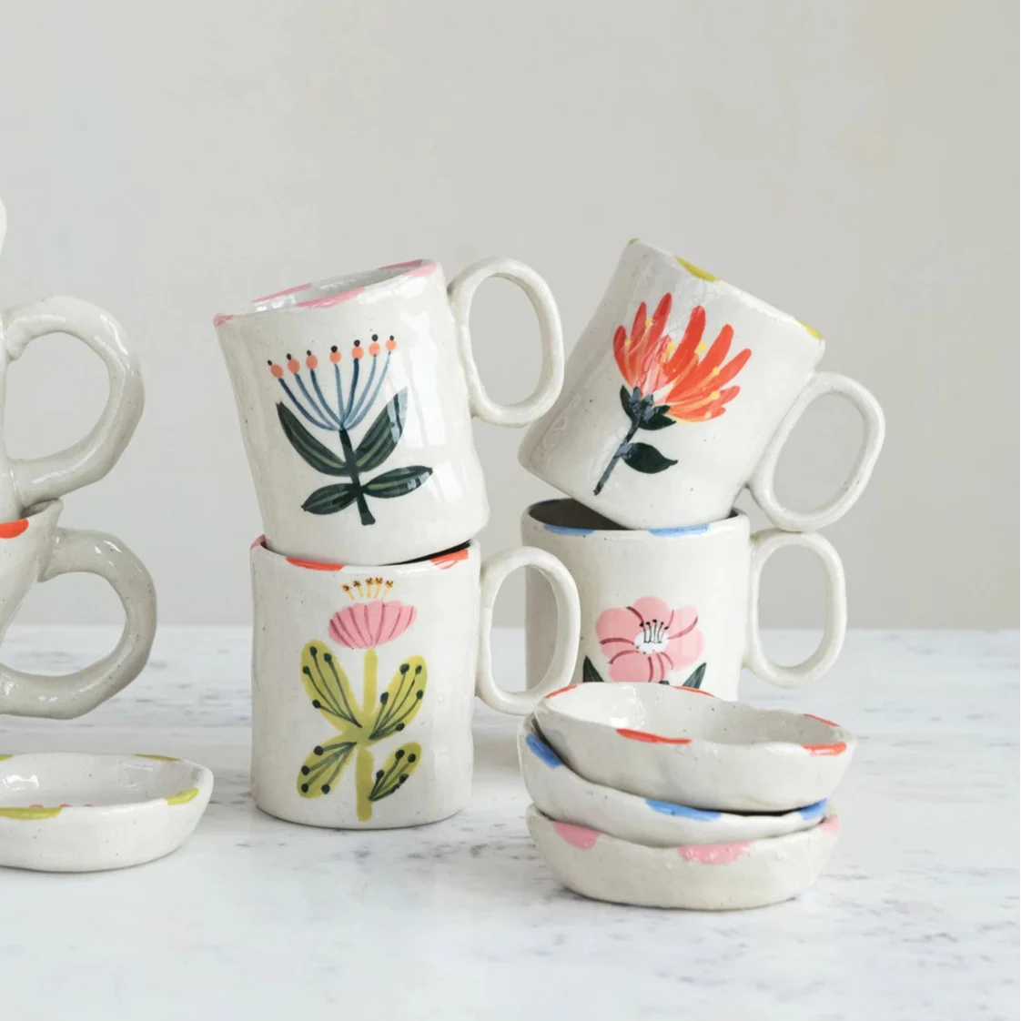 Creative Co-op - Hand-Painted Petite Mug