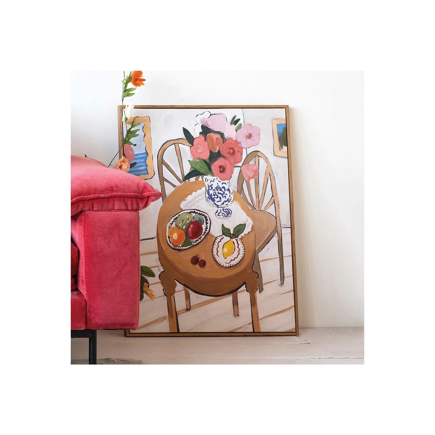 Creative Co-op - Kitchen Scene Canvas Art - Image 2
