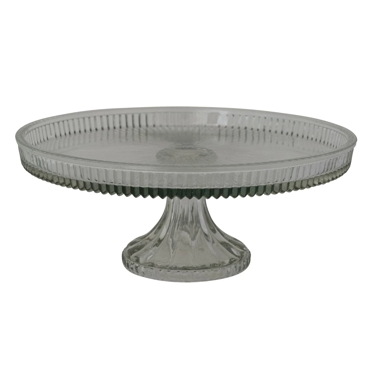 Creative Co-op - Large Glass Pedestal Cake Plate - Image 3