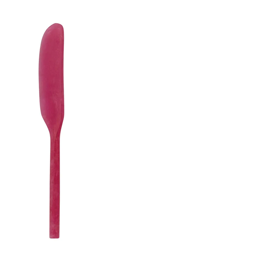 Creative Co-op - Marbled Resin Canape Knife - Image 3