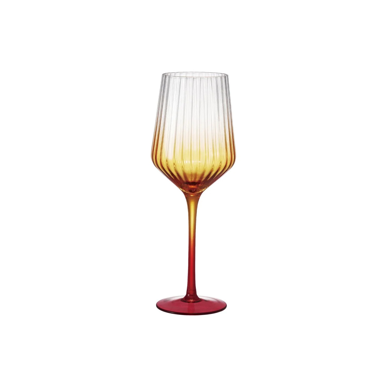 Creative Co-op - Ombre Stemmed Fluted Glass - Image 3