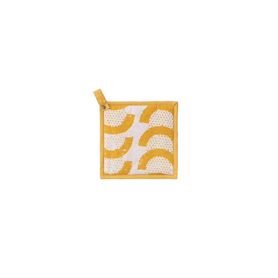 Creative Co-op - Patterned Cotton Pot Holder - Image 5