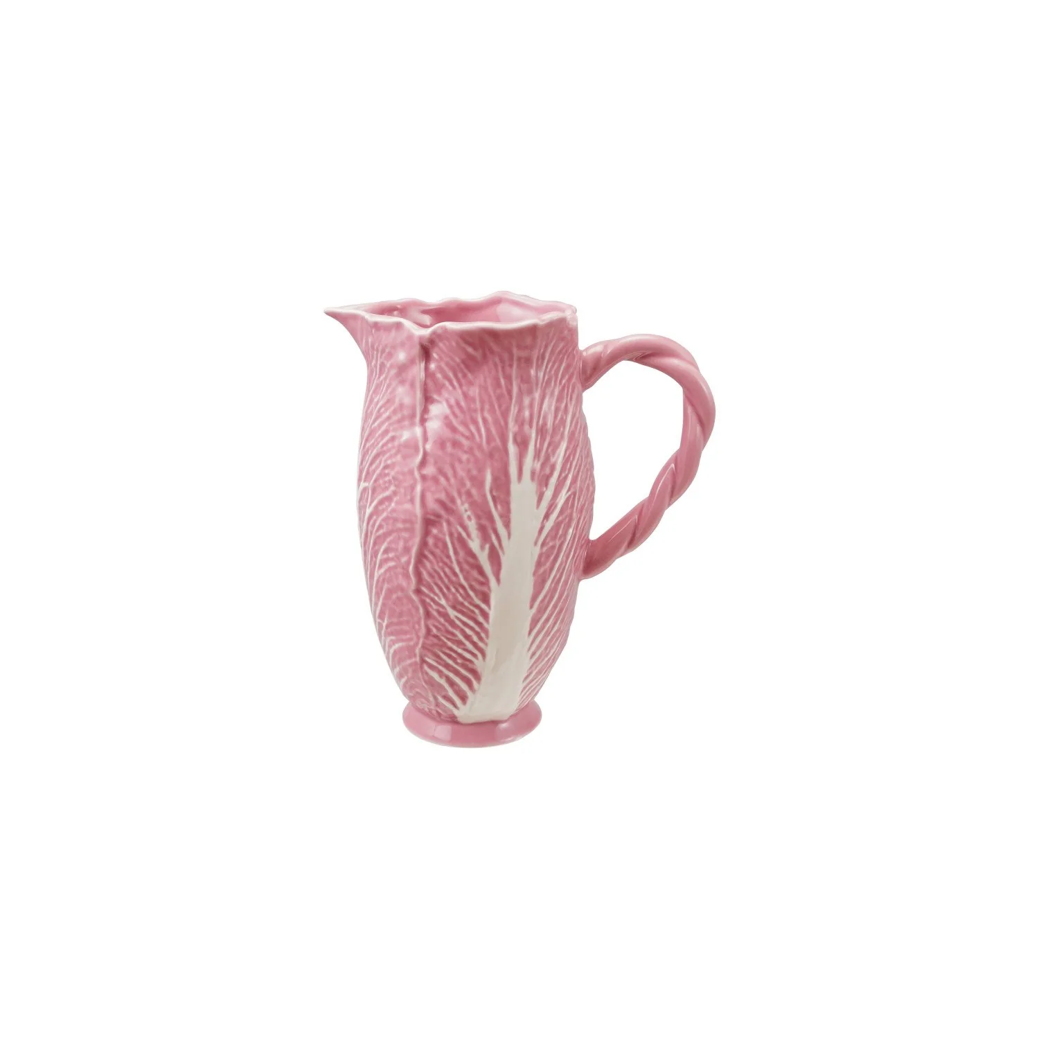 Creative Co-op - Pink Cabbage Shaped Pitcher - Image 2