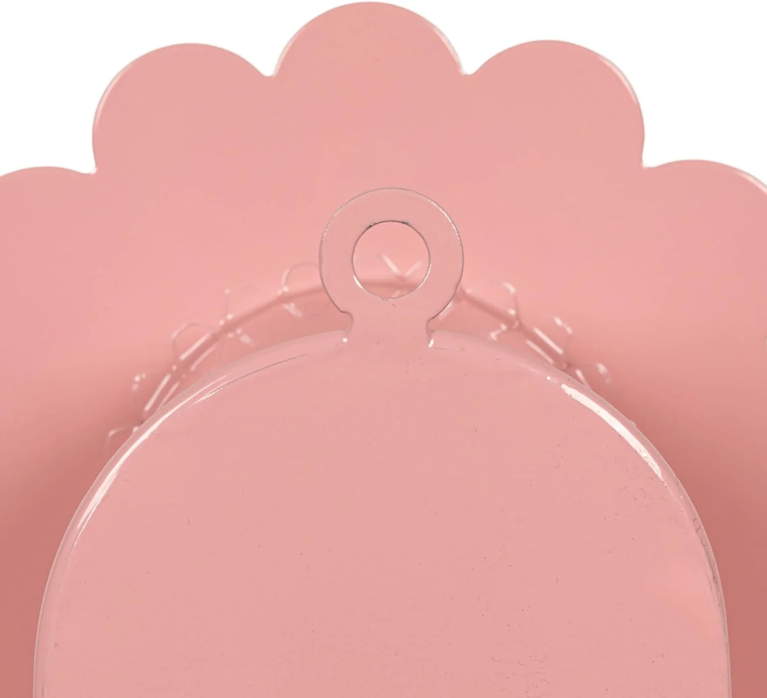 Creative Co-op - Pink Metal Wall Shelf with Scalloped Edge - Image 3