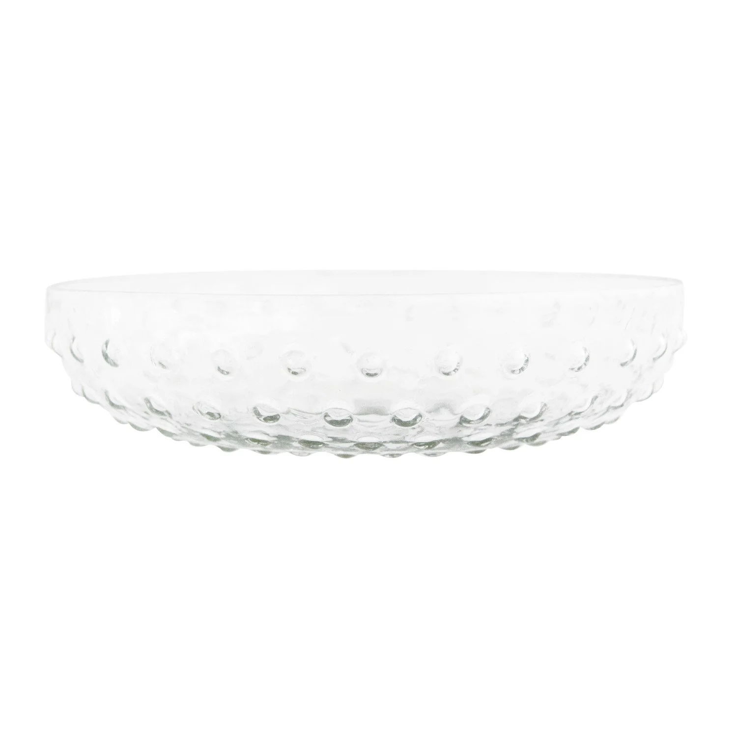 Creative Co-op - Recycled Glass Hobnail Serving Bowl - Image 2