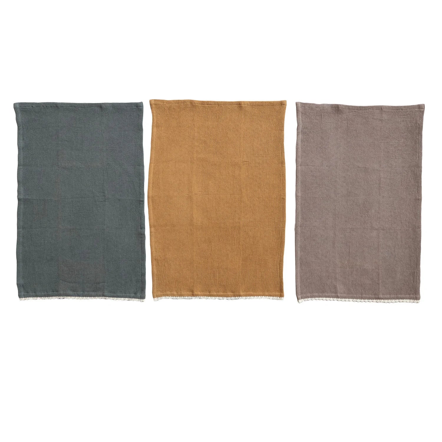 Creative Co-op - Serving Board with Tea Towels - Image 3