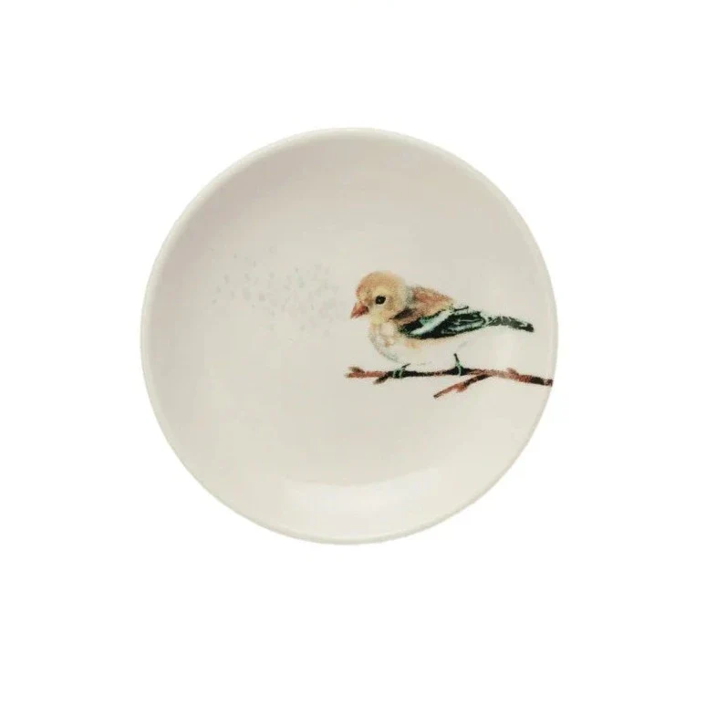 Creative Co-op - Stoneware Dish with Bird on Branch - Image 5