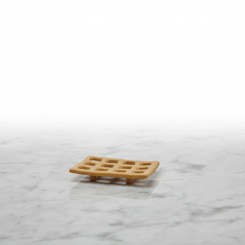 Creative Co-op - Stoneware Footed Soap Dish - Image 4