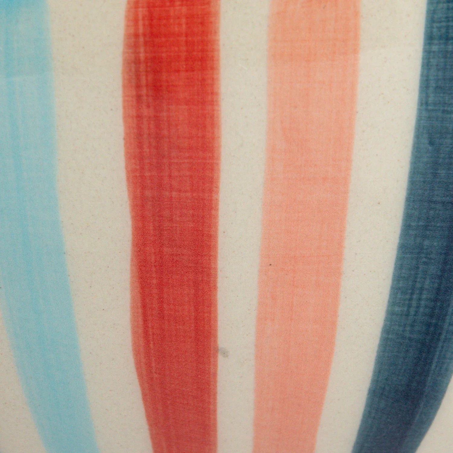 Creative Co-op - Stoneware Footed Striped Bowl - Image 3