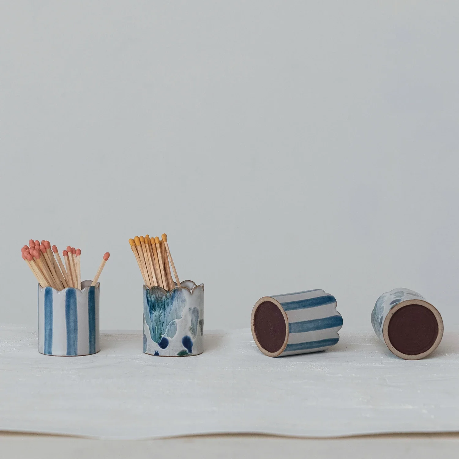 Creative Co-op - Stoneware Matchstick Holder