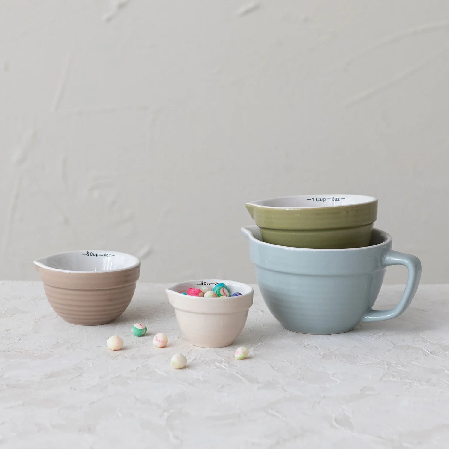 Creative Co-op - Stoneware Measuring Cups