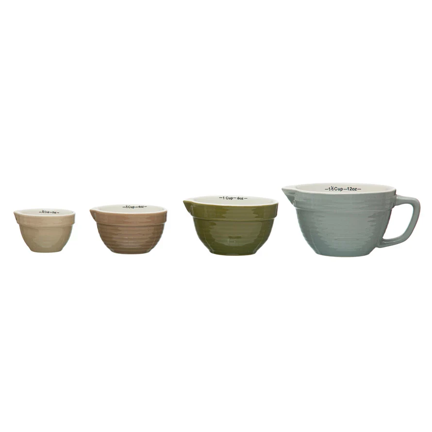 Creative Co-op - Stoneware Measuring Cups - Image 3
