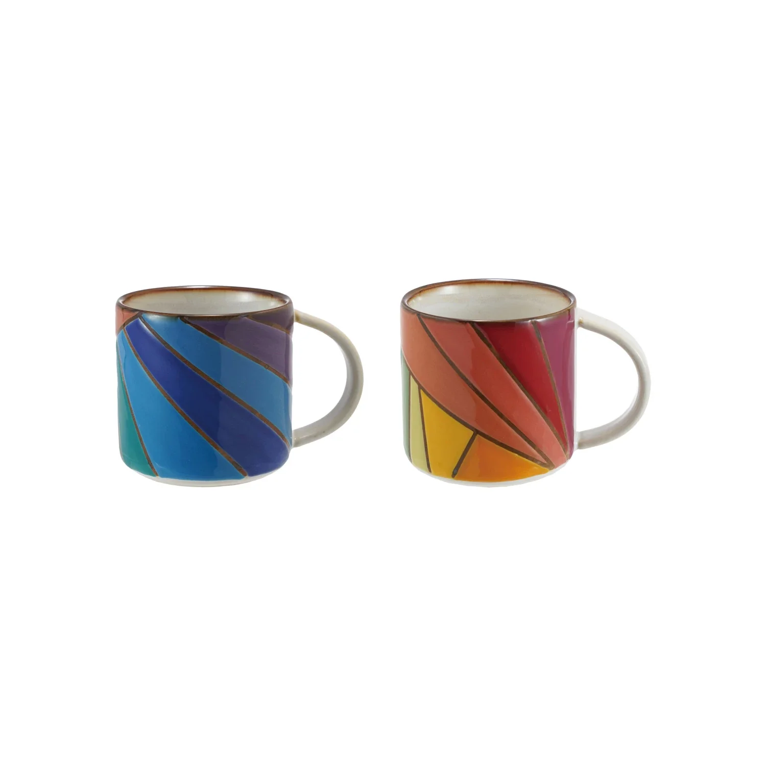 Creative Co-op - Stoneware Mug with Wax Relief Design - Image 3