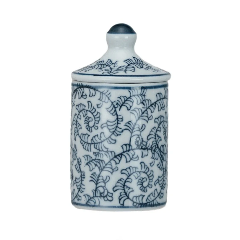 Creative Co-op - Stoneware Patterned Spice Jar - Image 3