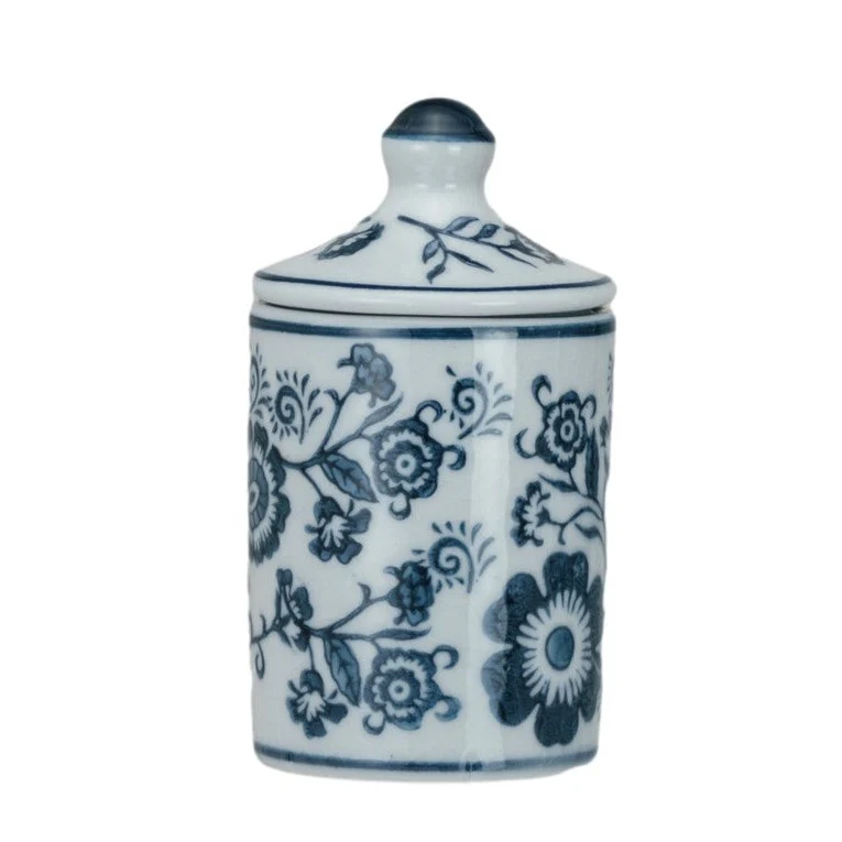 Creative Co-op - Stoneware Patterned Spice Jar - Image 5