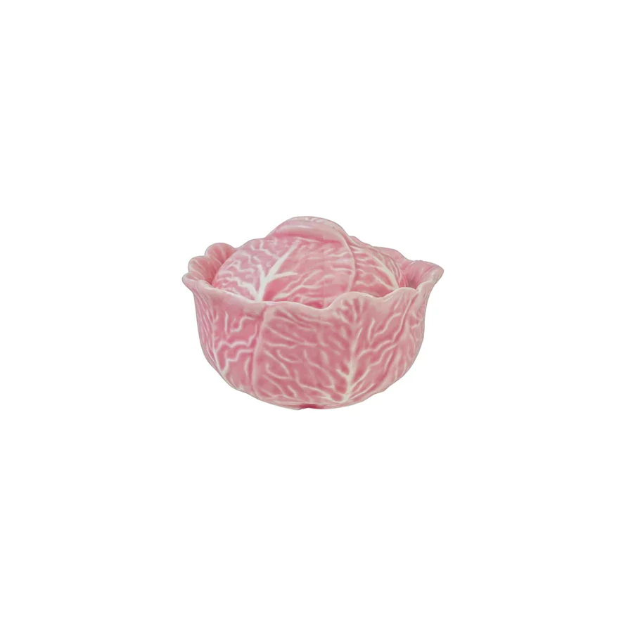 Creative Co-op - Stoneware Pink Cabbage Baker - Image 2