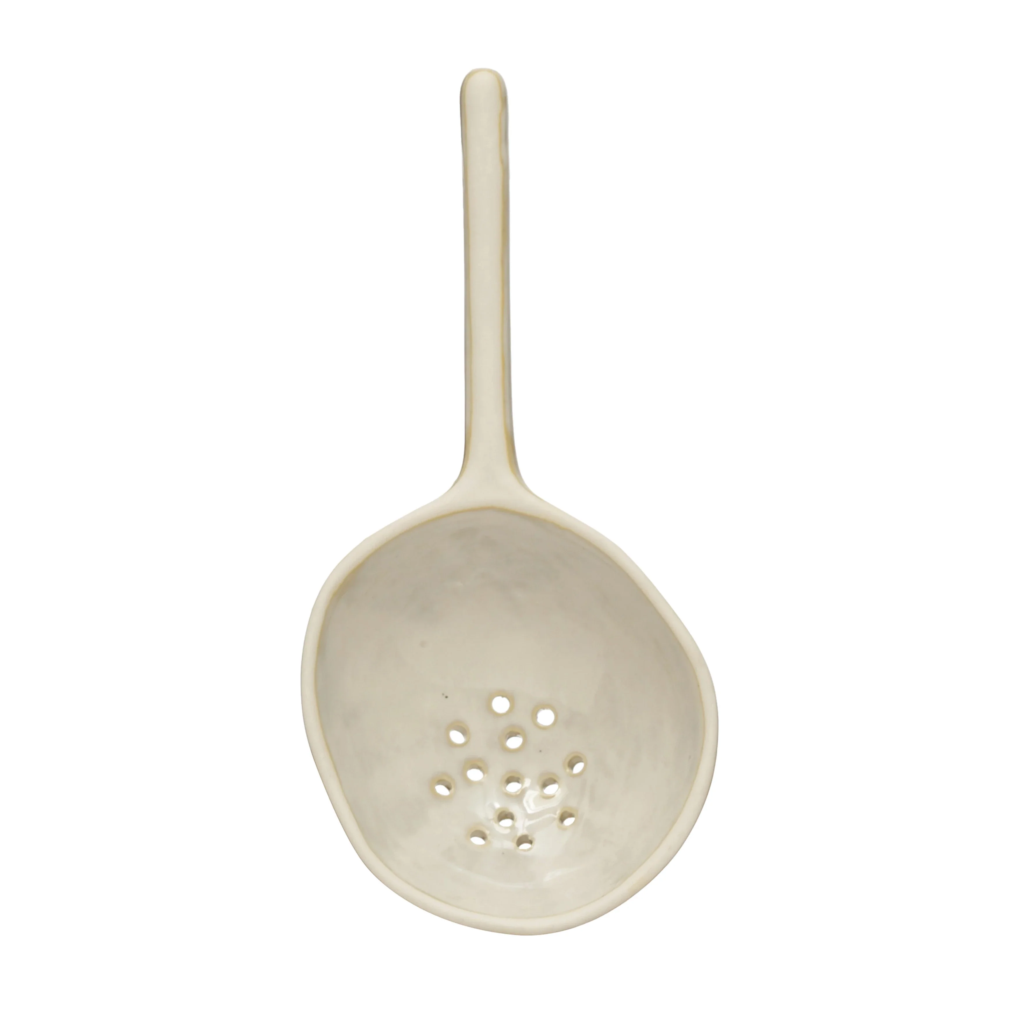 Creative Co-op - Stoneware Strainer Spoon - Image 3