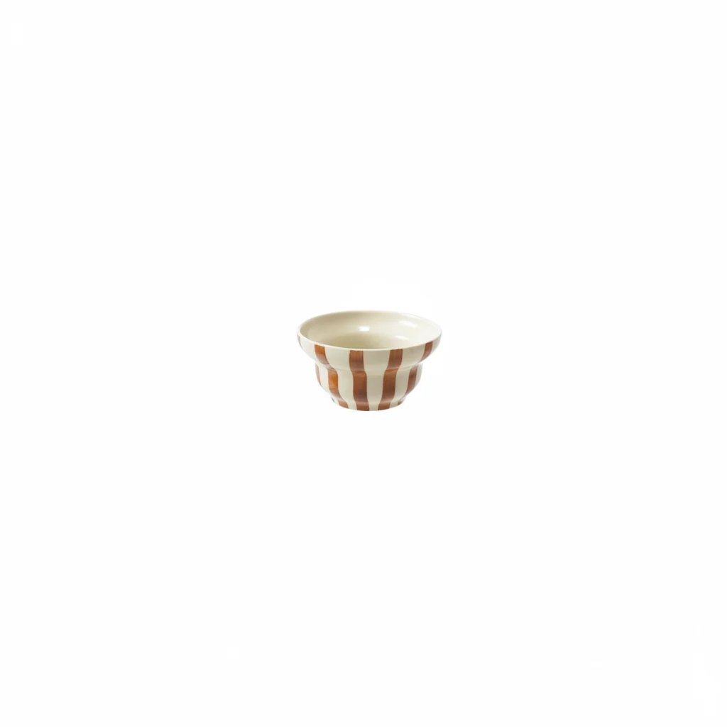 Creative Co-op - Stoneware Striped Bowl - Image 6