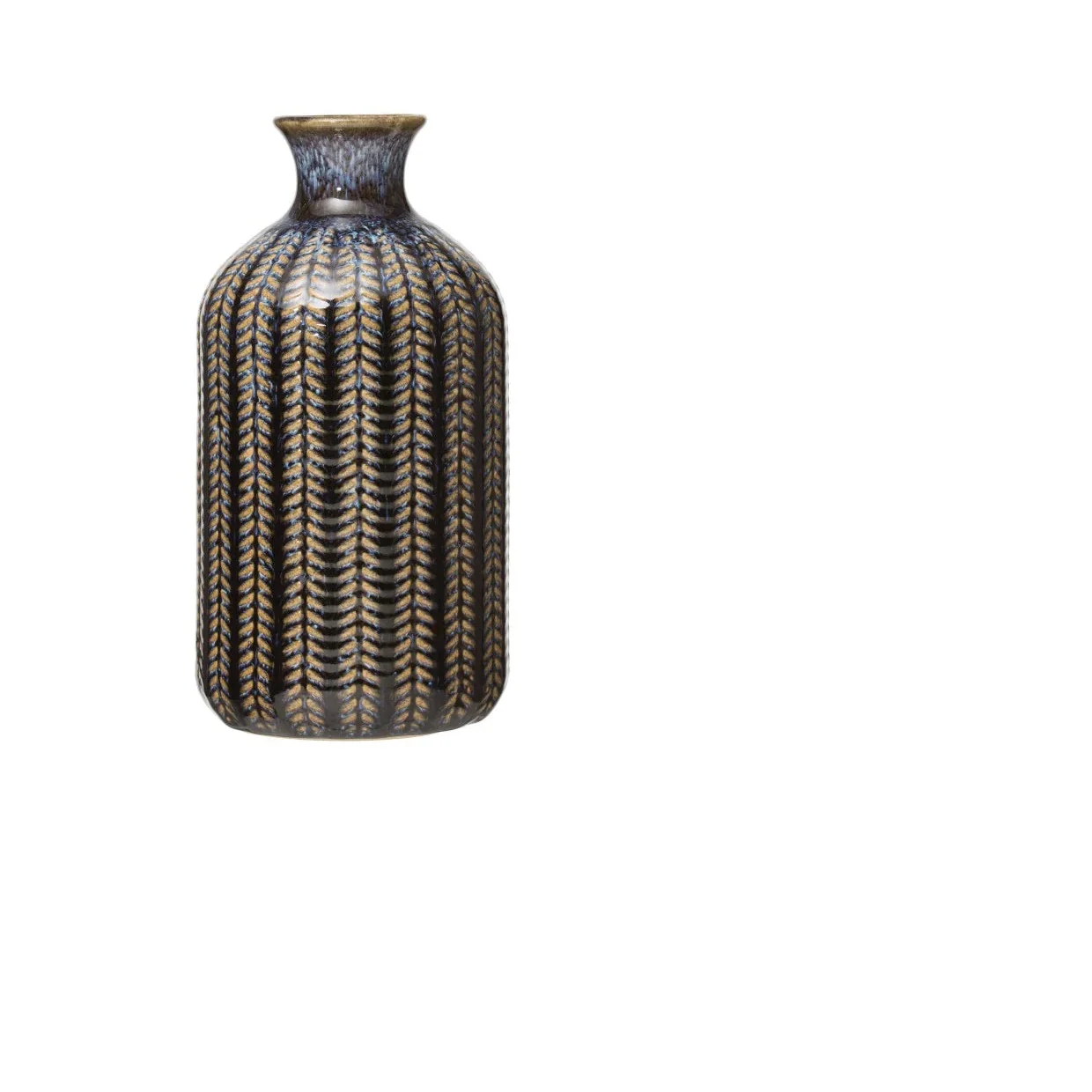Creative Co-op - Stoneware Textured Vase - Image 5