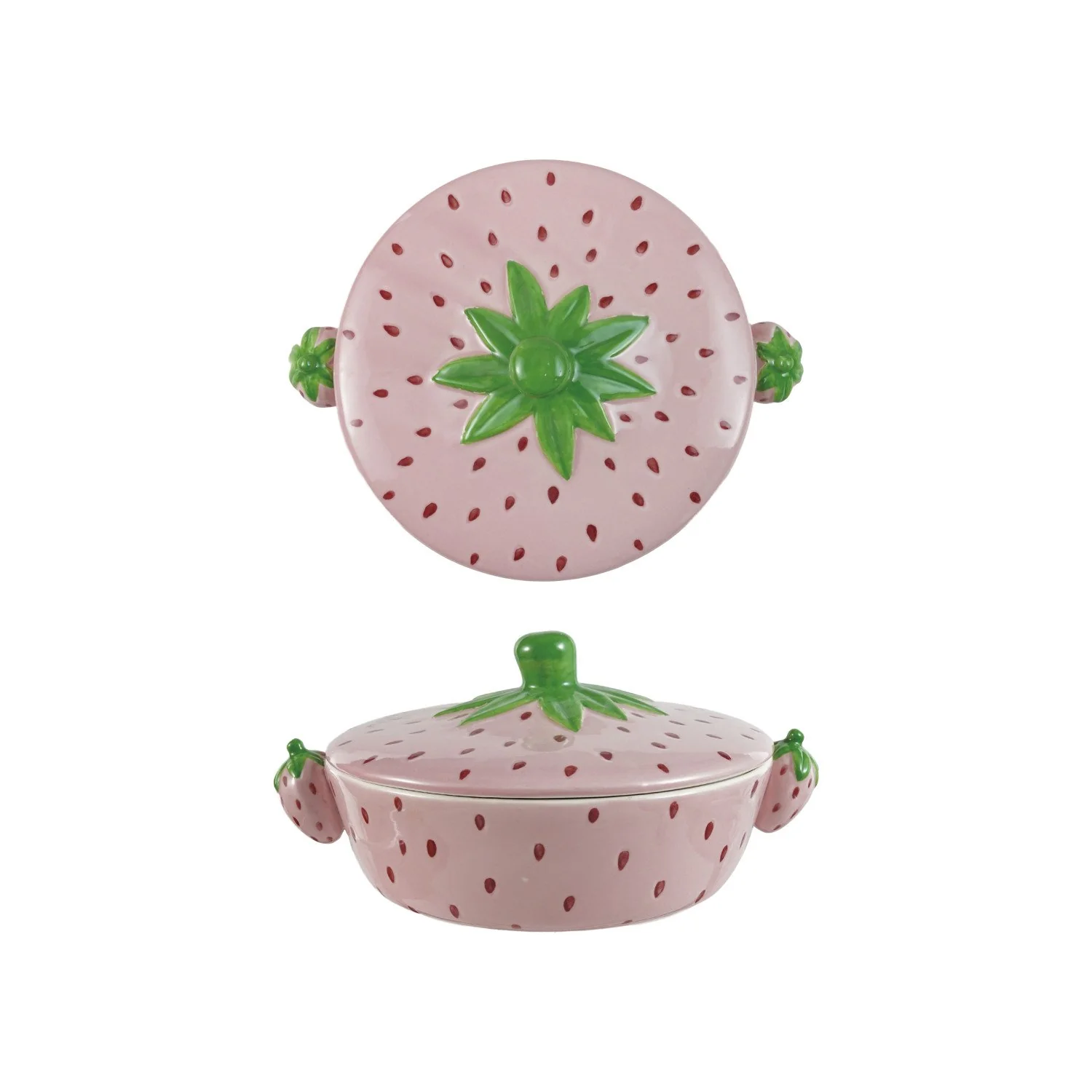 Creative Co-op - Strawberry Shaped Baker - Image 2