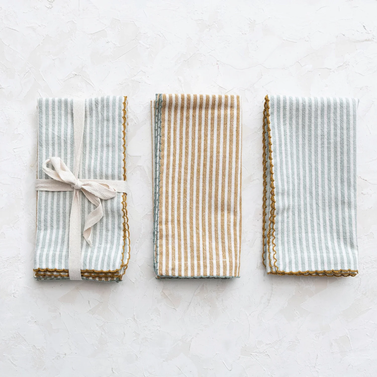 Creative Co-op - Stripes Cotton Napkins
