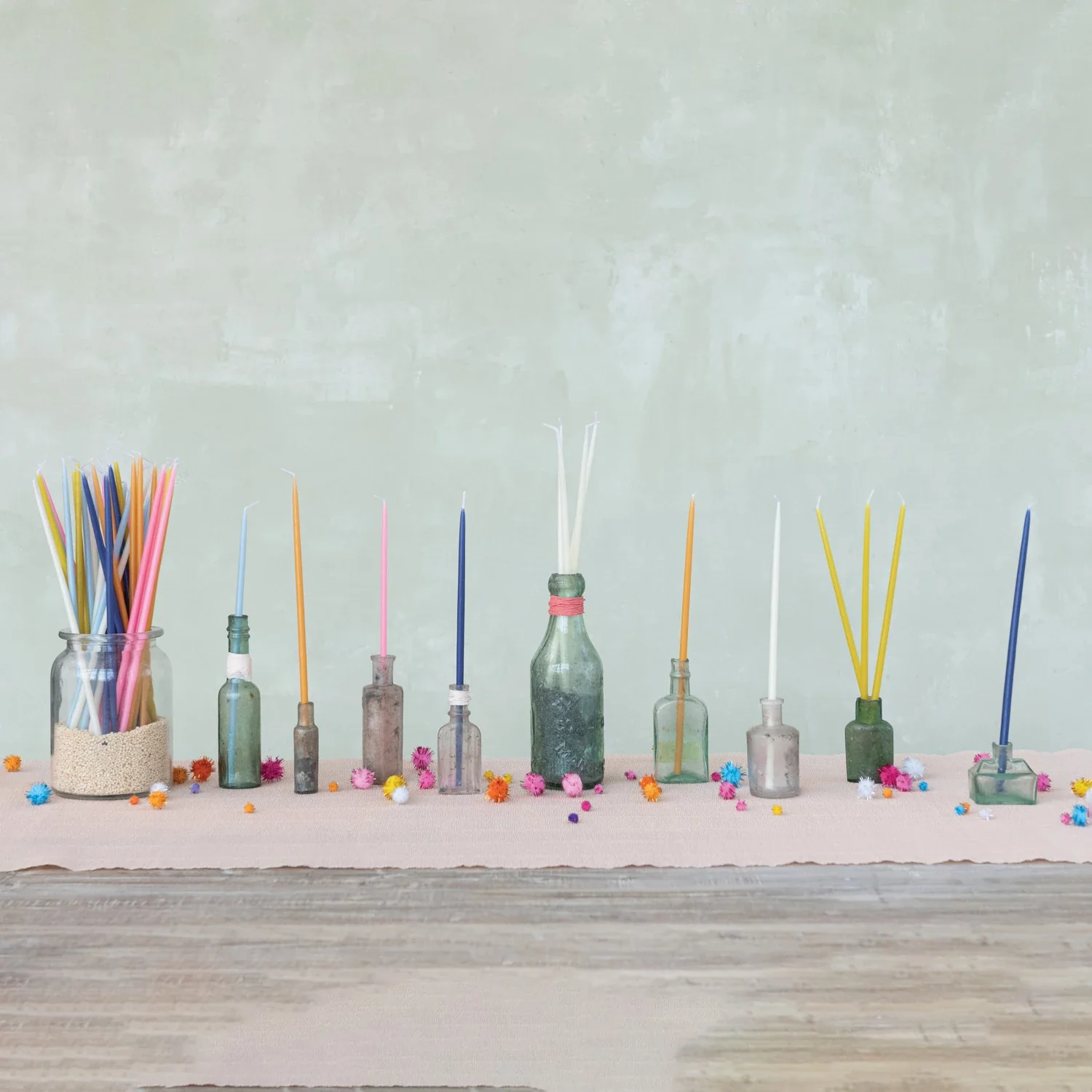 Creative Co-op - Unscented Super Thin Taper Candles