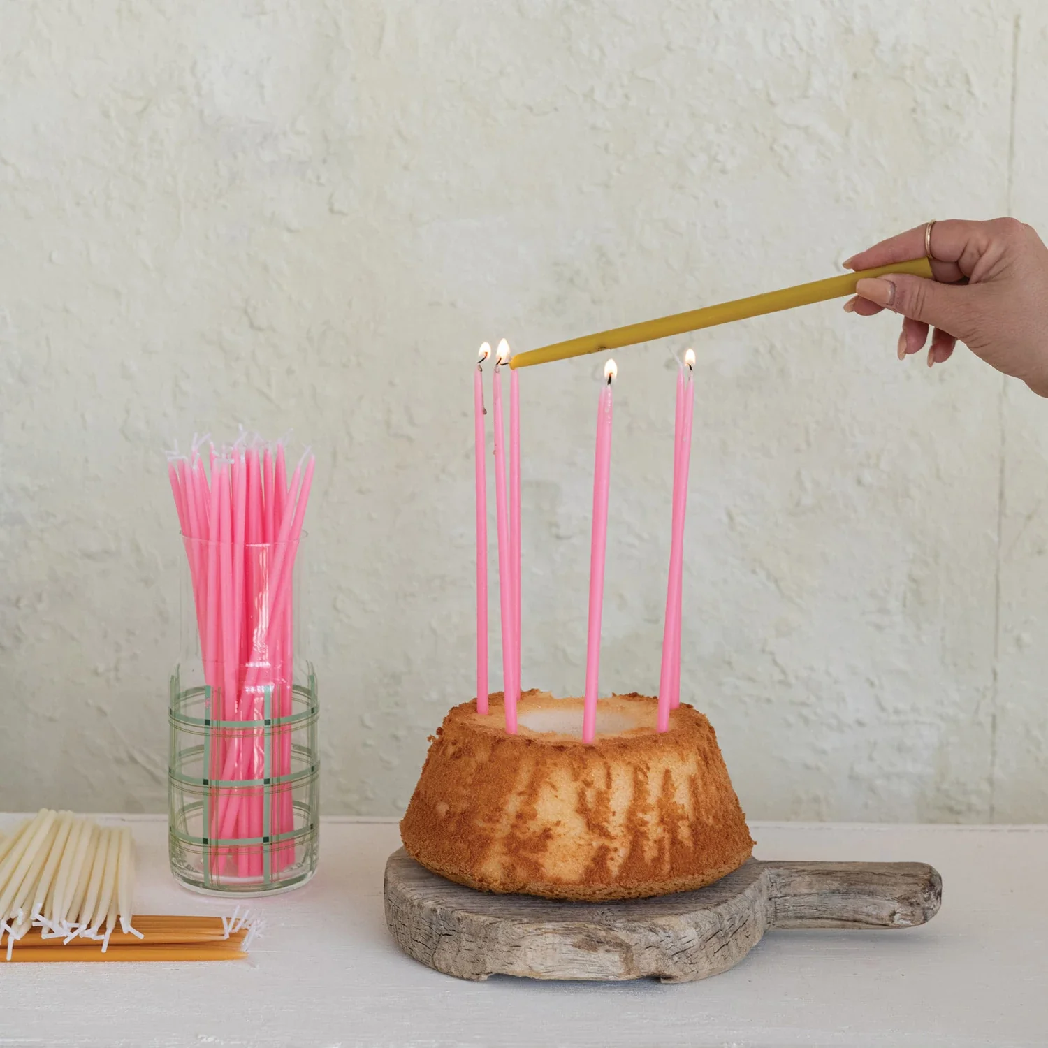 Creative Co-op - Unscented Super Thin Taper Candles - Image 2