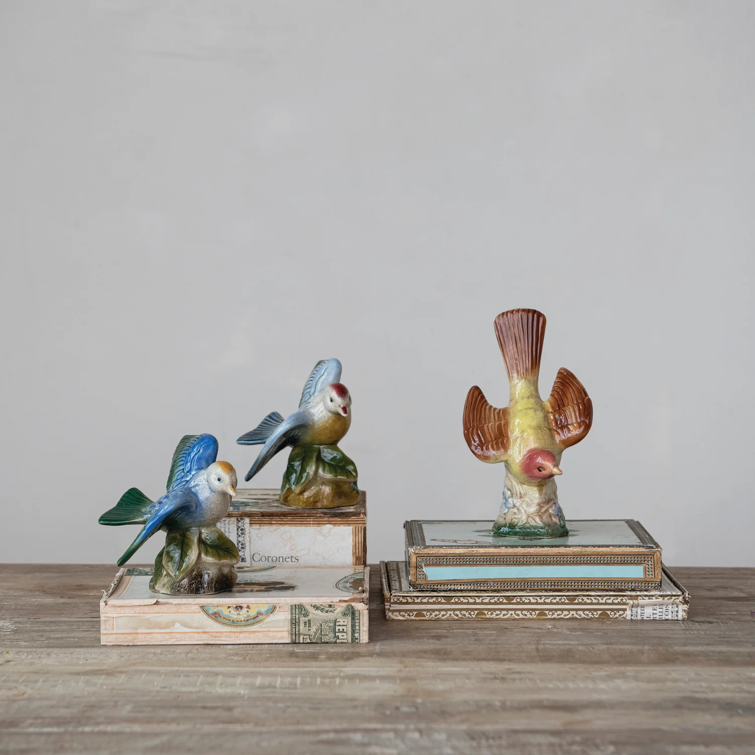 Creative Co-op - Vintage Reproduction Bird Sitter