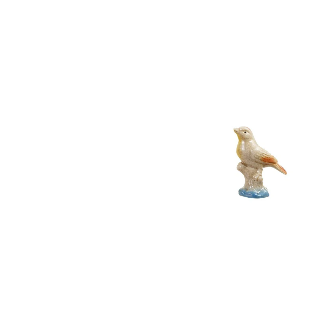 Creative Co-op - Vintage Reproduction Bird on Branch Vase - Image 8