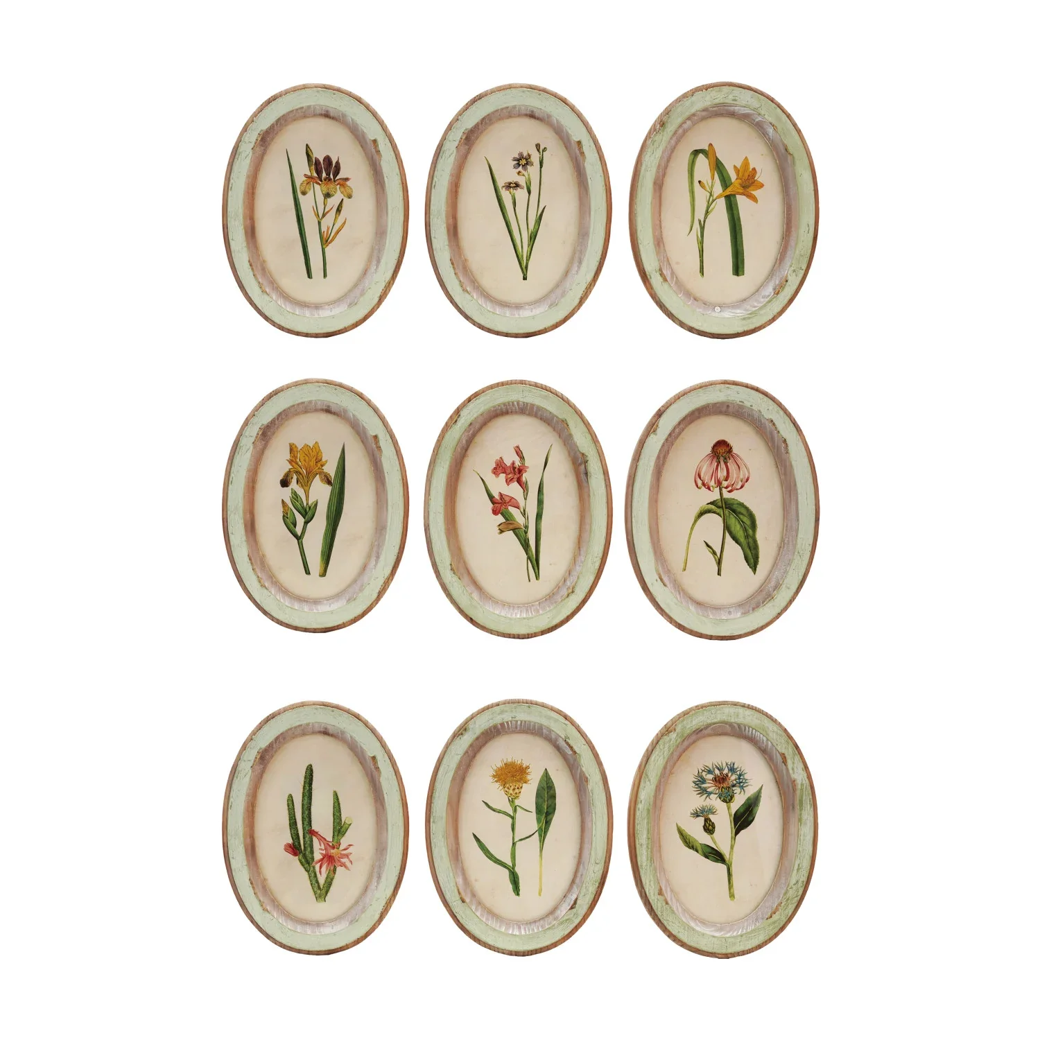 Creative Co-op - Wood Framed Flower Art - Image 2