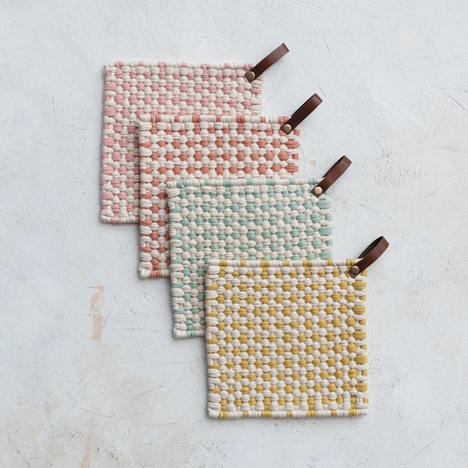 Creative Co-op - Woven Cotton Pot Holder