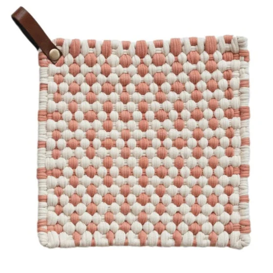 Creative Co-op - Woven Cotton Pot Holder - Image 3