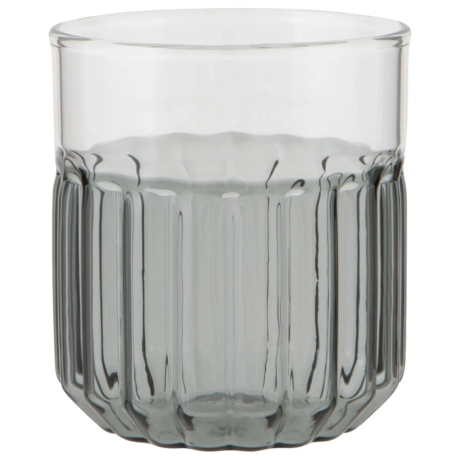 Danica - Channel Glass Tumbler 12 Ounces, Smoke