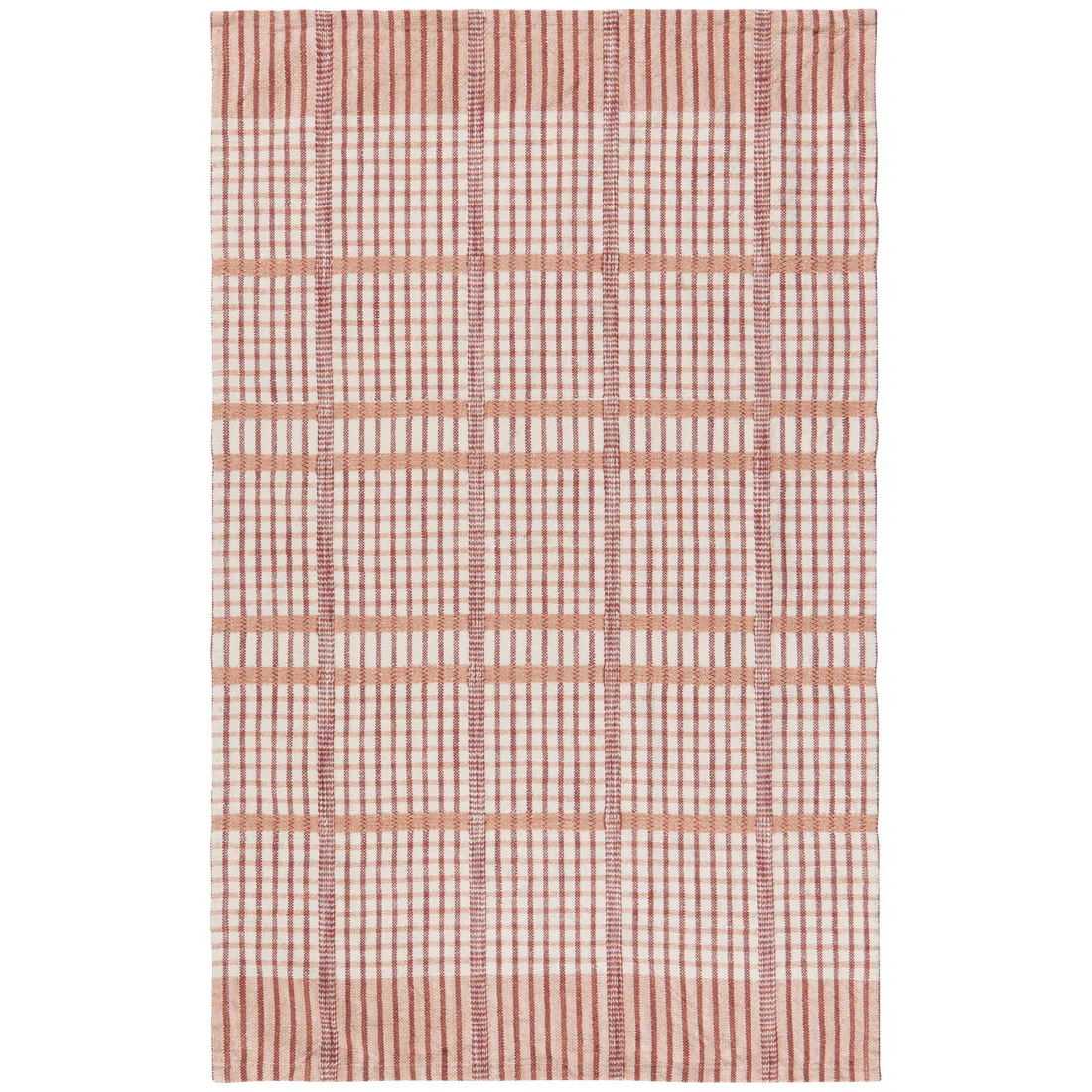 Danica - Finley Check Dishtowel, Bisque