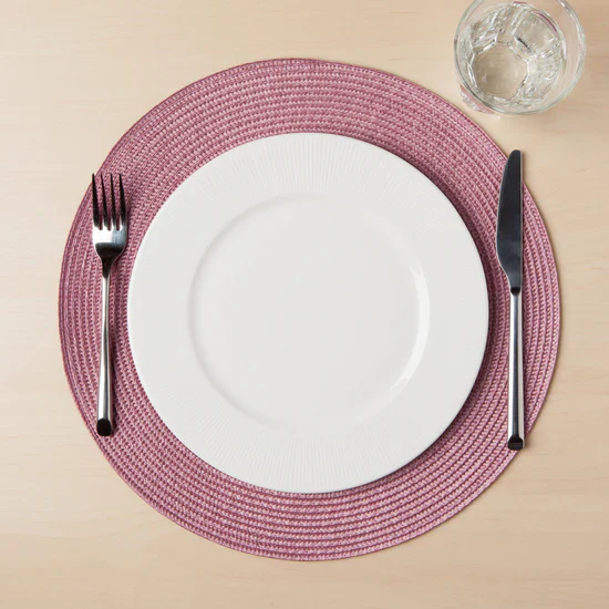 Danica - Disko Placemat, Mauve - Image 3