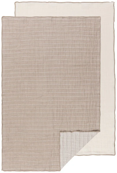 Danica - Double Weave Dishtowels Set, Dove Grey