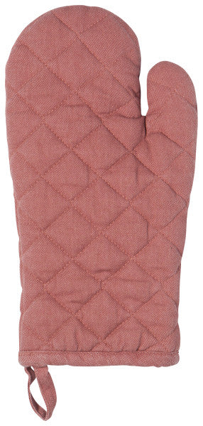 Danica - Heirloom Stonewash Oven Mitt, Canyon Rose