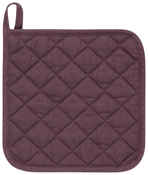 Danica - Heirloom Stonewash Potholder, Ash Plum