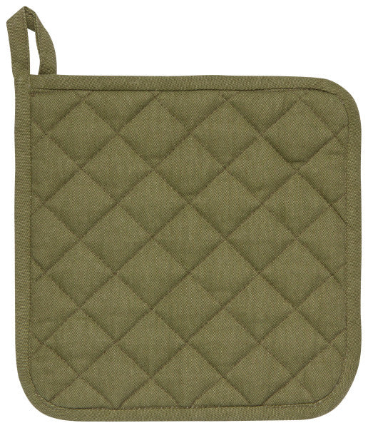 Danica - Heirloom Stonewash Potholder, Olive Branch