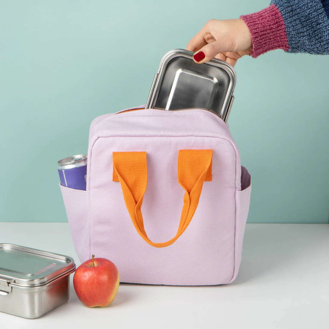 Danica - Insulated Lunch Tote, Wild Orchid - Image 2