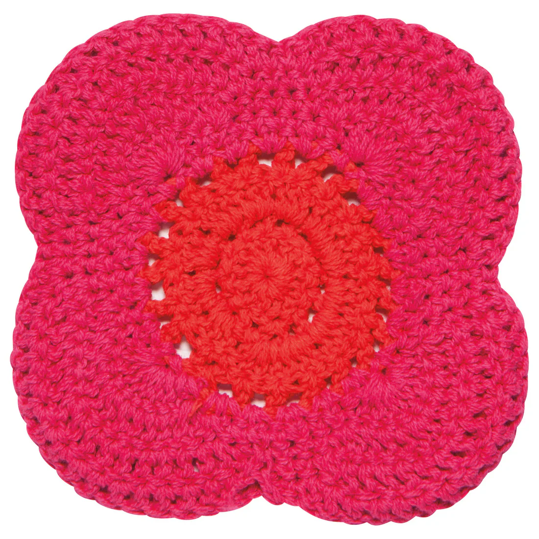 Danica - Poppy Crochet Coaster Set - Image 4