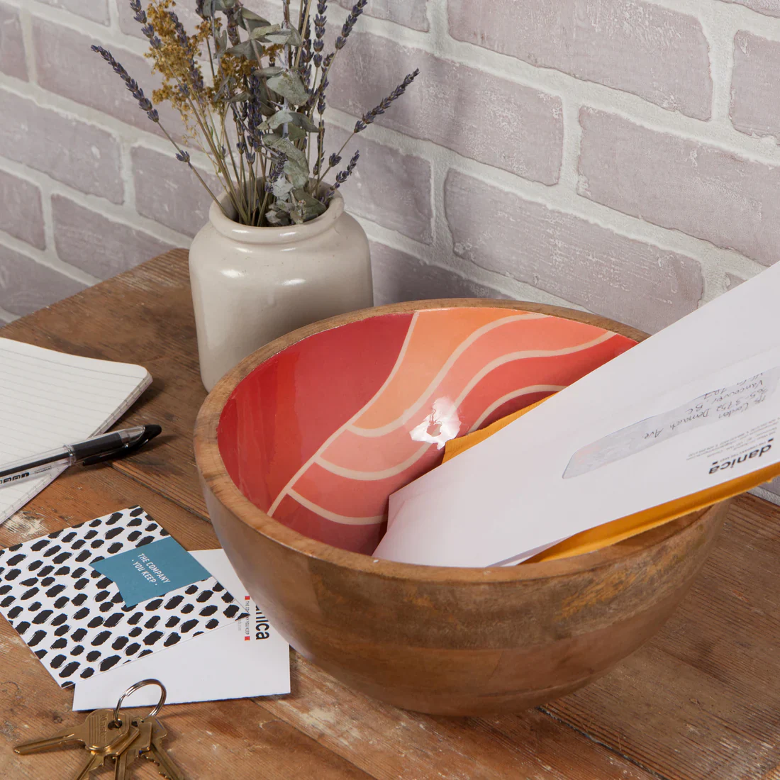 Danica - Solstice Mango Wood Serving Bowl - Image 3