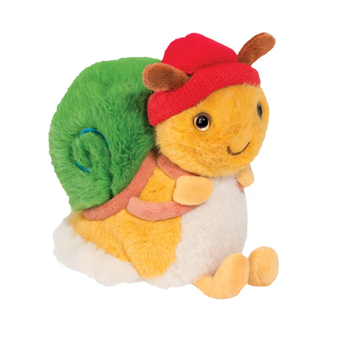 Douglas Cuddle Toys - Brandon Backpacker Snail