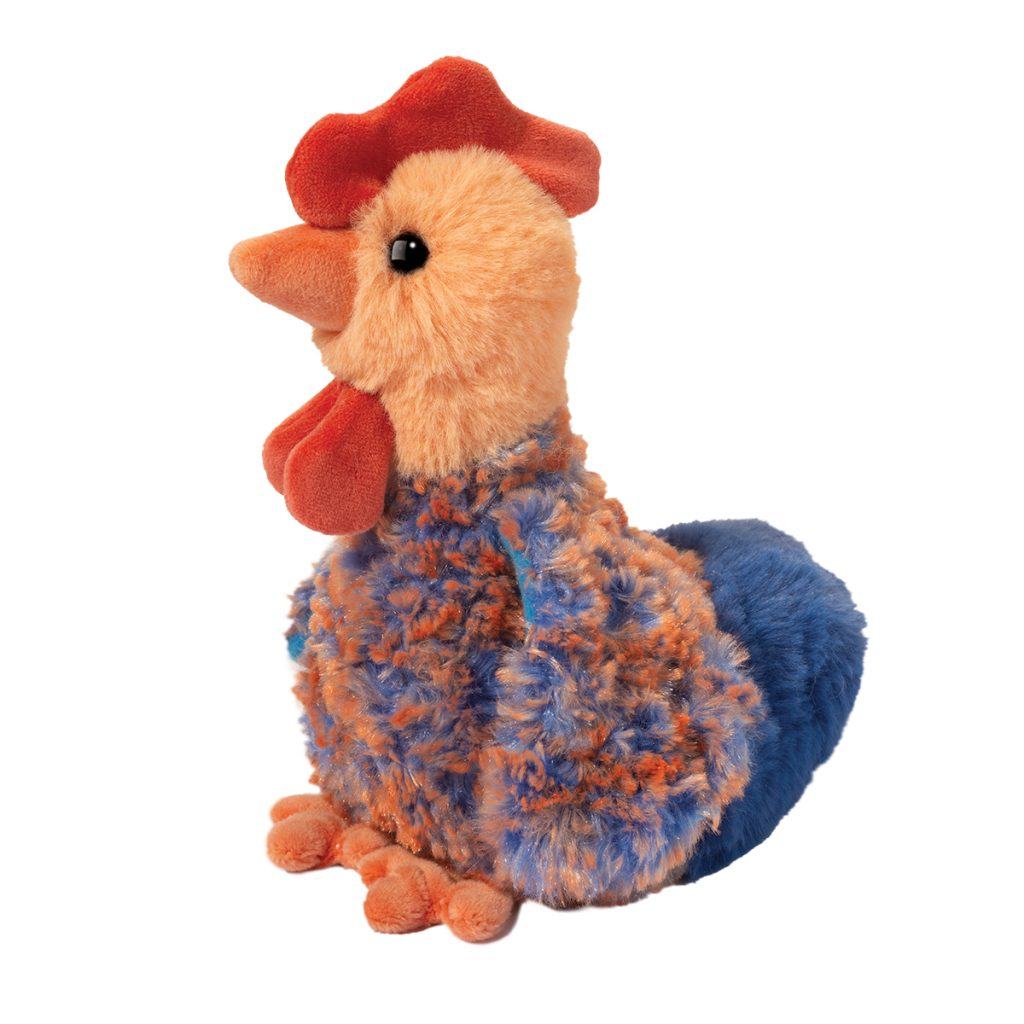 Douglas Cuddle Toys - Chantillie Blue Lace Hen Mini Plush Toy