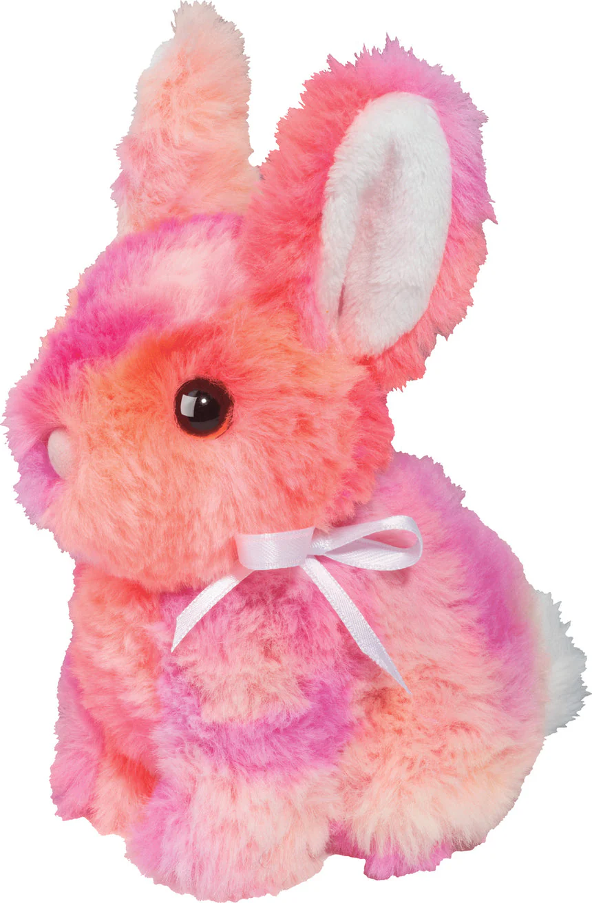 Douglas Cuddle Toys - Tie Dye Bunny Plush Toy - Image 2